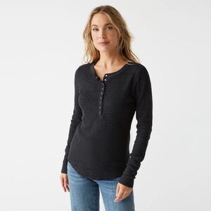 Madewell Long Sleeve Fitted Buttoned Tee